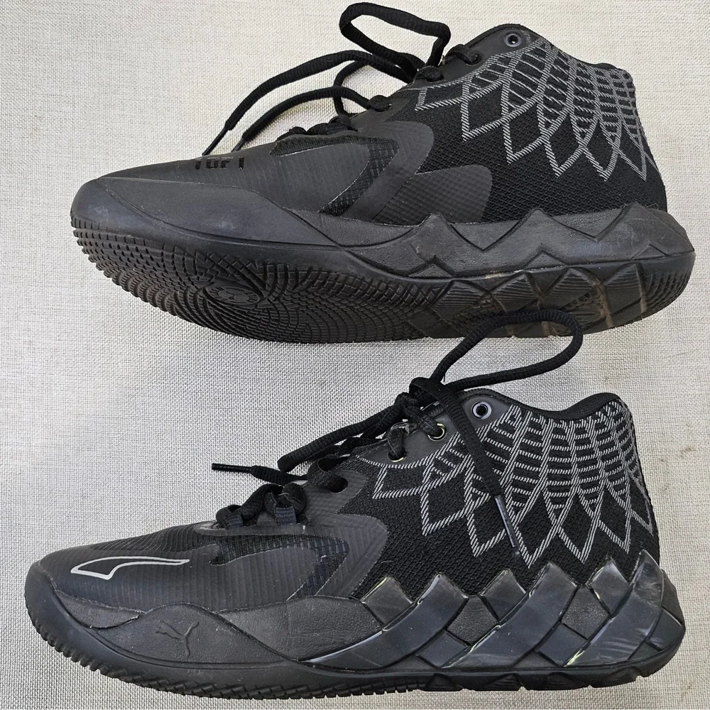 Puma MB.01 Lathrop Basketball Shoes Big Kids 7C Black LaMelo 376888-02 Sneaker